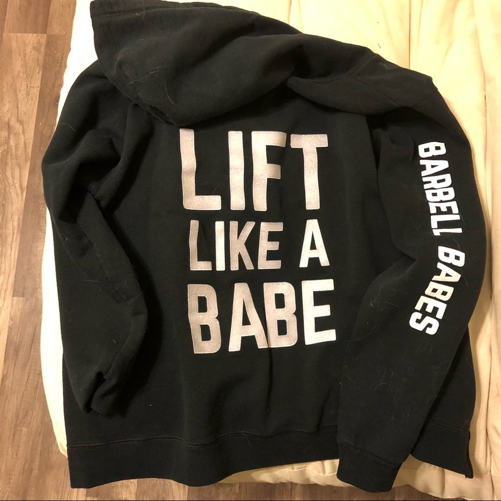 Lift like a Babe - Barbell Babes zip up